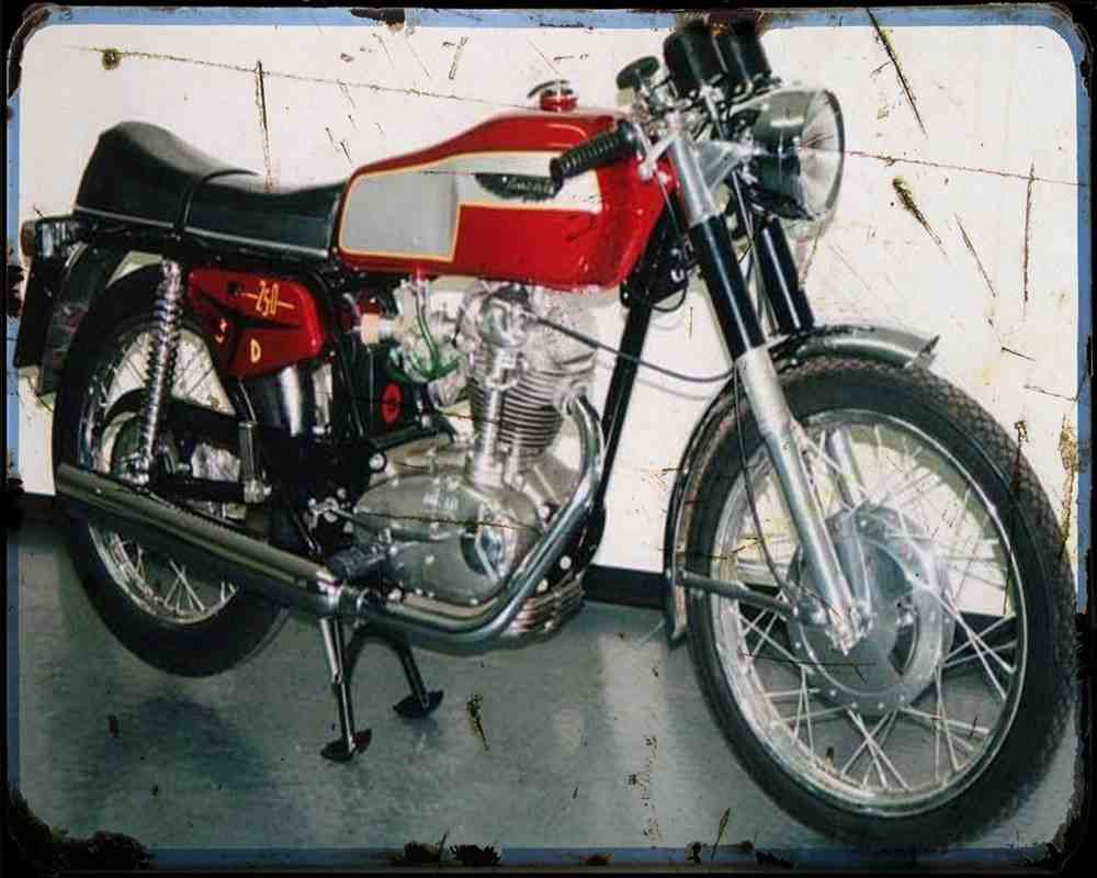 250 Mark 3 65 1 A4 Photo Print Motorbike Vintage Aged