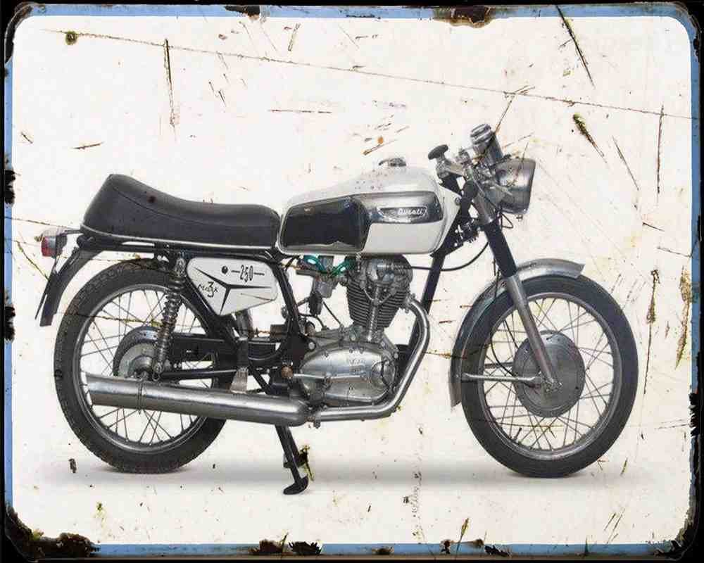 250 Mark 3 70 A4 Photo Print Motorbike Vintage Aged