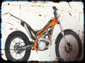 250 twenty A4 Photo Print Motorbike Vintage Aged