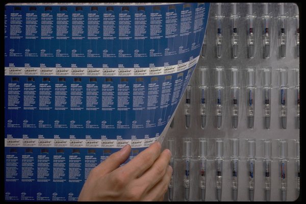 250013 Hypodermic Needle Packaging A4 Photo Print