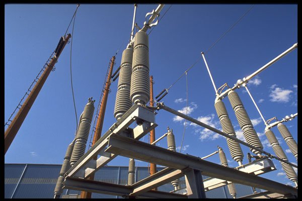 250029 High voltage power lines A4 Photo Print