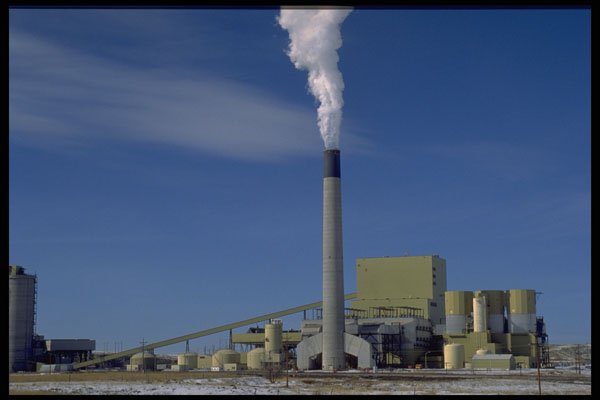 250037 Coal burning Plant A4 Photo Print