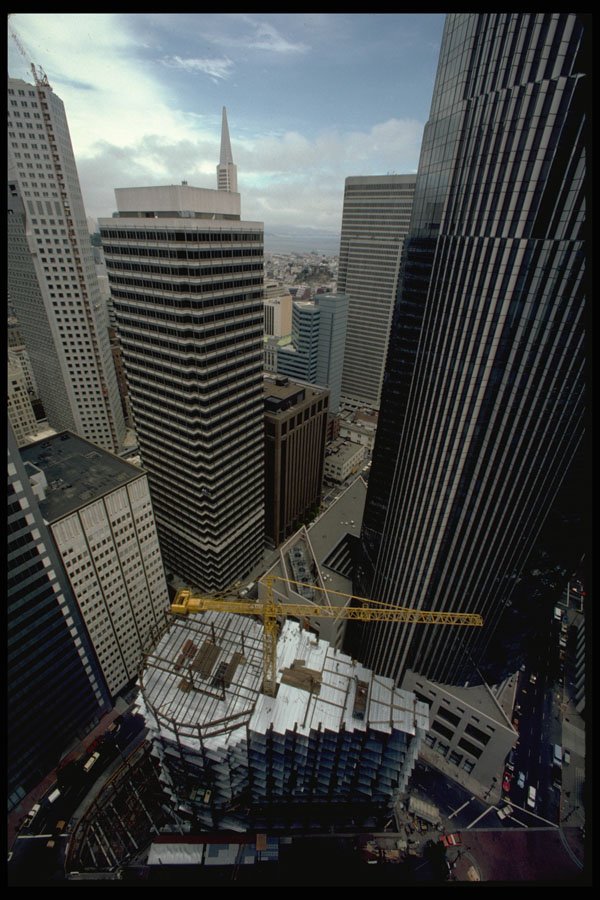 250057 Skyscraper Construction A4 Photo Print