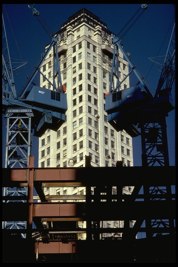 250058 Building Under Construction A4 Photo Print