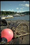 250070 Northeast Harbor, Maine A4 Photo Print