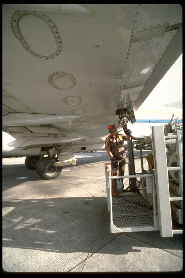 250092 Fueling Jet Aircraft A4 Photo Print