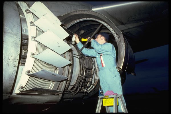 250096 Airplane Inspection A4 Photo Print
