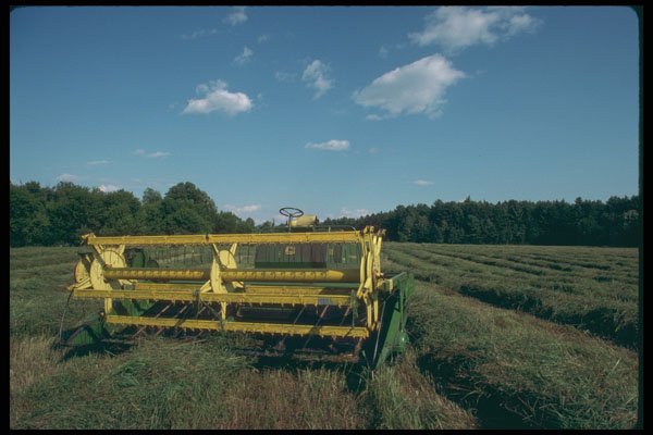 251019 Swather In Shawville, Quebec A4 Photo Print