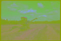251024 Combine Harvester In Shawville, Quebec A4 Photo Print