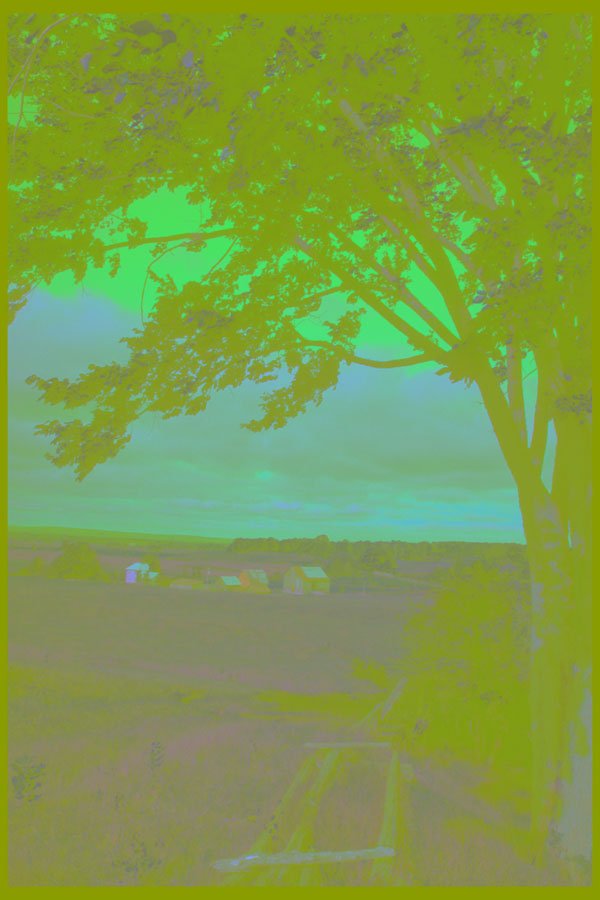 251031 Farm Scene In Shawville, Quebec A4 Photo Print
