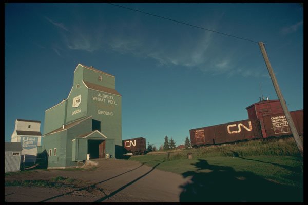 251037 Grain Elevators A4 Photo Print
