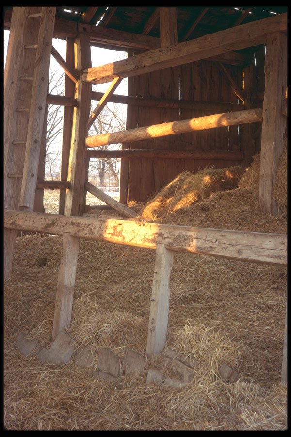 251061 Haystack, Barn A4 Photo Print