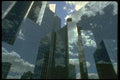 252006 Skyscrapers In The Sky A4 Photo Print
