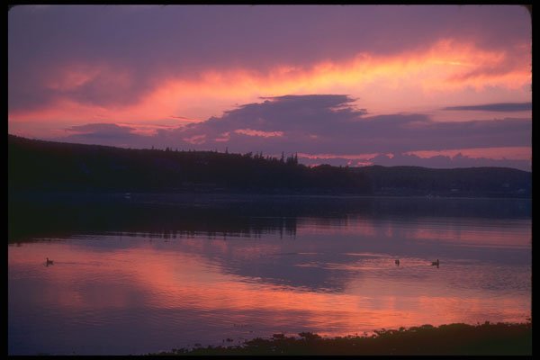 252015 Bar Harbor, Sunset A4 Photo Print
