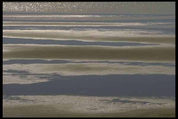252031 Sand, Water And Sky A4 Photo Print