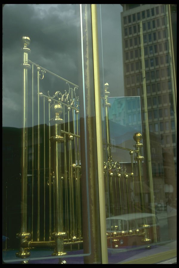 252047 The Brass Bedstead A4 Photo Print