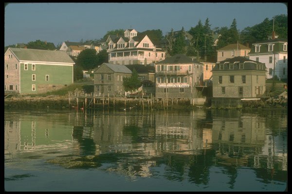 252069 Fishing Village A4 Photo Print