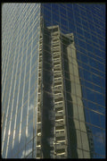 252071 Cement Reflected In Glass A4 Photo Print