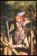 253017 Young Masai Warrior, Masai Mara Game Reserve A4 Photo Print