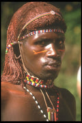253023 Young Samburu Warrior A4 Photo Print