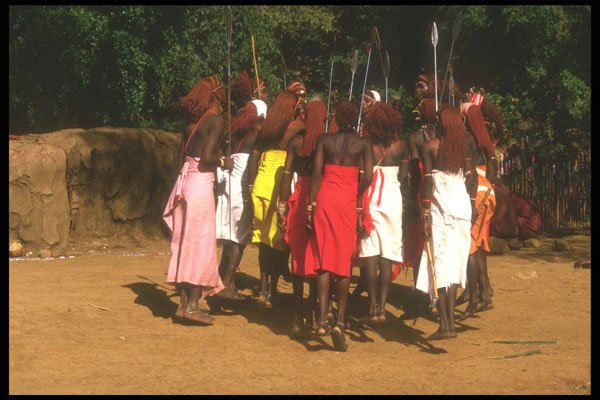 253029 Samburu Tribesman A4 Photo Print