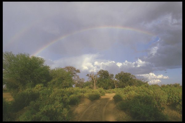 253038 Rainbow Following A Storm A4 Photo Print