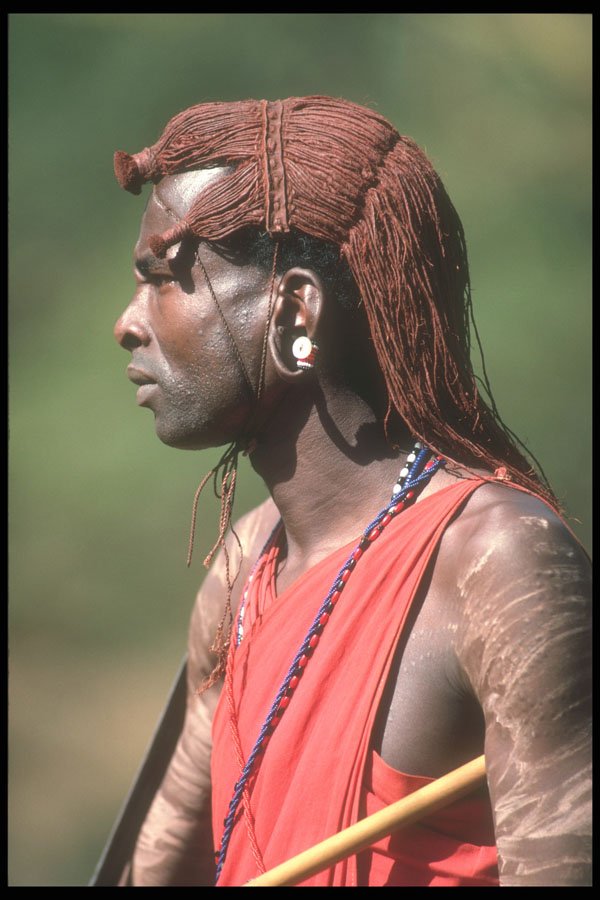 253066 Young Samburu Warrior A4 Photo Print