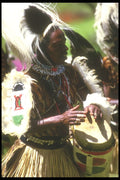 253077 Embu Drummer Dantu Tribe A4 Photo Print