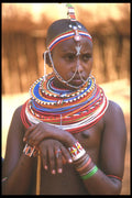 253093 Young Samburu Girl (close up) A4 Photo Print