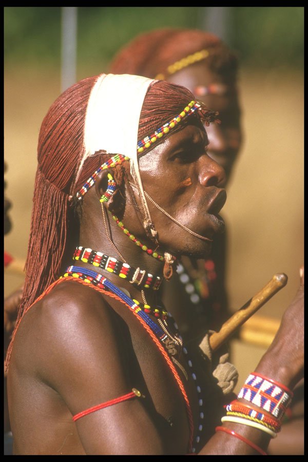 253098 Chanting And Dancing Masai A4 Photo Print