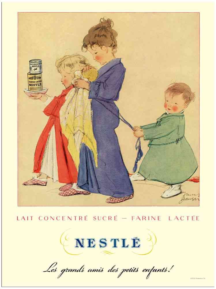 2532 Nestle Children advert A4 Photo Print