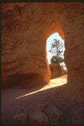 254000 Passage Through Rock Wall A4 Photo Print