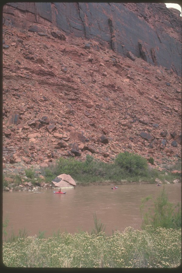 254014 Canoeing The Colorado A4 Photo Print