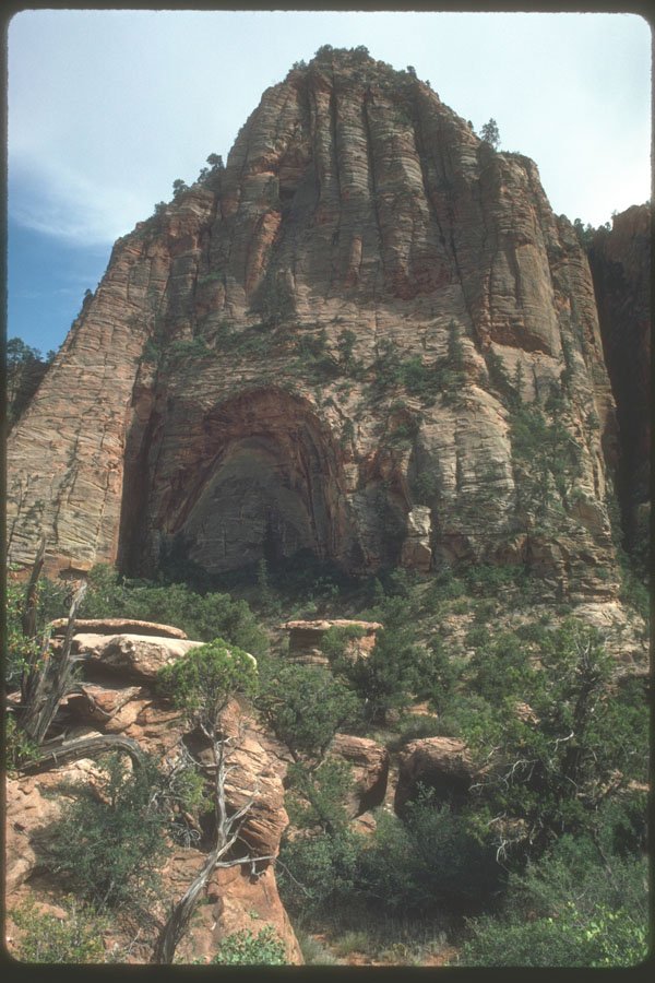254019 Trail To Zion Overlook A4 Photo Print