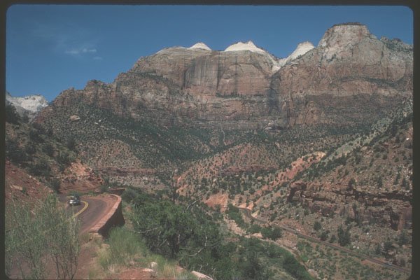 254065 Autoroute Through Zion A4 Photo Print