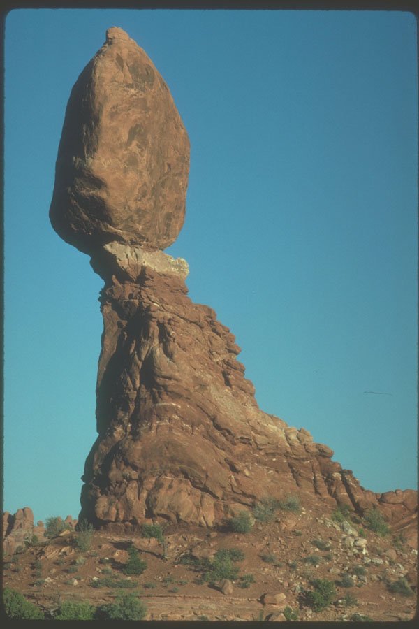 254082 Rock On The Edge A4 Photo Print
