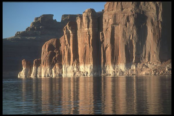 255024 Along The Water, Glen Canyon Recreation Area A4 Photo Print
