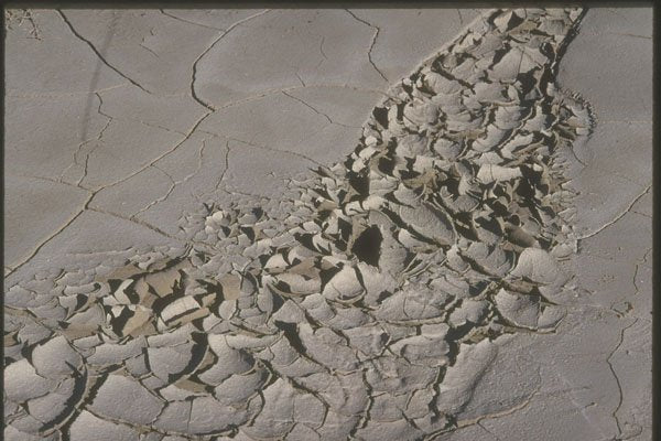255053 Dried Up Mud, Near Hanksville A4 Photo Print