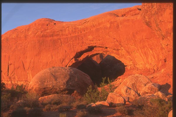 255066 North Window, Arches National Park A4 Photo Print