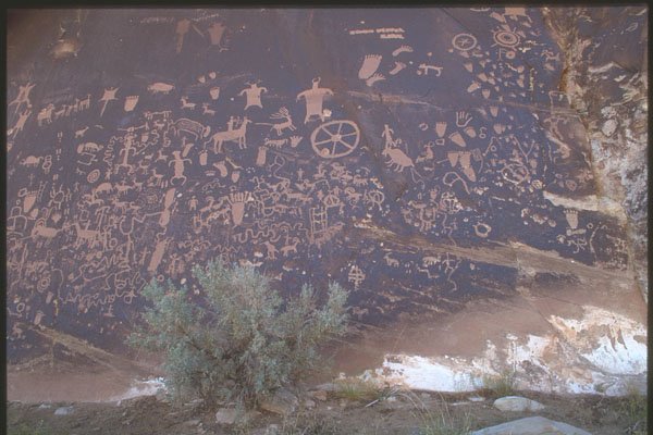 255074 Newspaper Rock, Canyonlands National Park A4 Photo Print