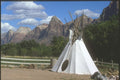 255087 Teepee, Zion A4 Photo Print