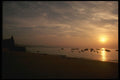 256094 Atlantic Sunrise On Village Of Cascais A4 Photo Print