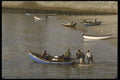256096 Fishing Boats On Shore A4 Photo Print
