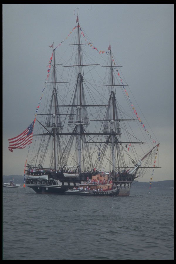 257000 USS Constitution, USA A4 Photo Print