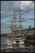 257013 Tall Ship, Amerigo Vespucci A4 Photo Print