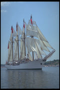 257014 Esmeralda, Four masted Top Sail Schooner, Chile A4 Photo Print