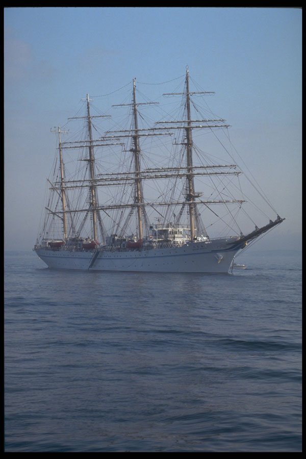 257016 Kaiwo Maru, Four masted Bark, Japan A4 Photo Print
