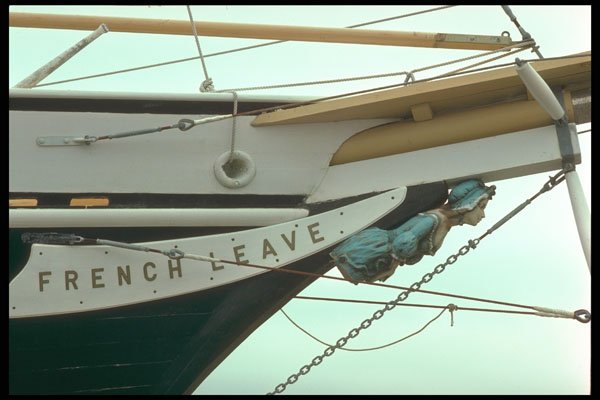 257020 French Leave, Bowsprit, Canada A4 Photo Print