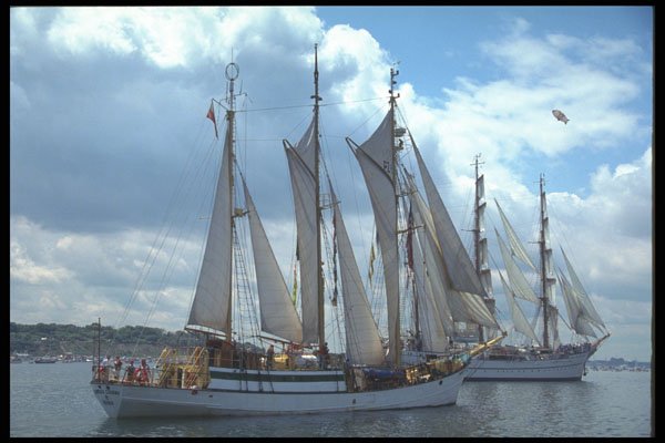 257021 Zawiaza Czarny, Two masted Ketch, Poland A4 Photo Print