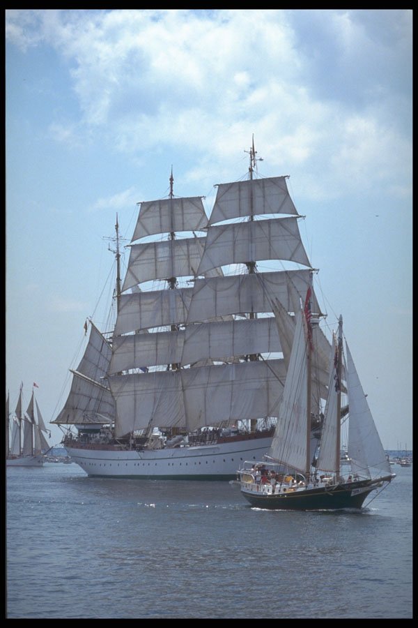 257027 Gorch Fock II, Three masted Bark, Germany A4 Photo Print
